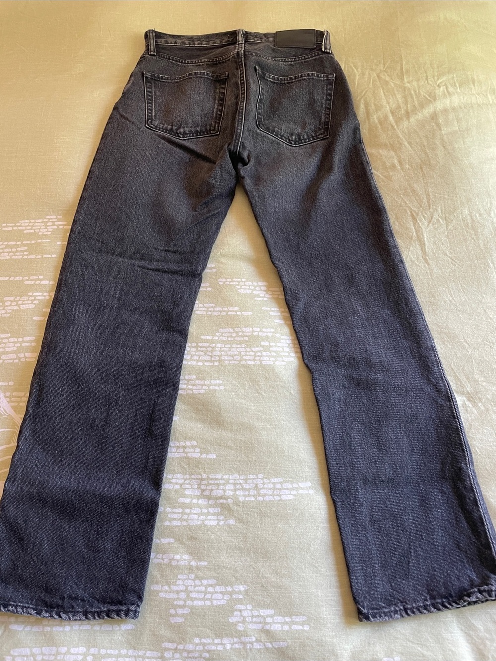 Moussy Black Straight-Leg Jeans - size 26 - Picture 4 of 4